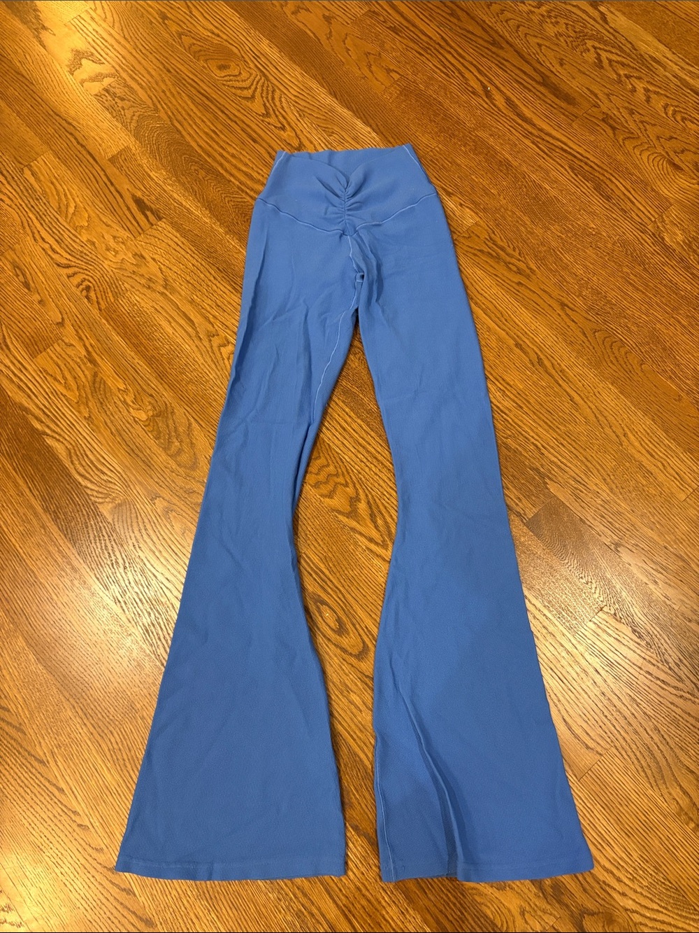 aerie Flared High-Rise Leggings in Periwinkle Blue